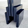 Pamono Modern Italian Black Magazine Rack by Giotto Stoppino for Kartell, 1970s> Magazine Racks