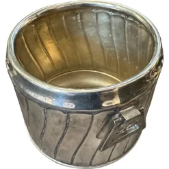 Pamono Modern Italian Silver Plated Wine Cooler by Calegaro, 1980s> Ice Buckets & Wine Coolers