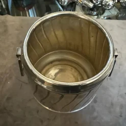 Pamono Modern Italian Silver Plated Wine Cooler by Calegaro, 1980s><noscript><img width=