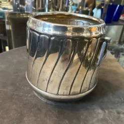Pamono Modern Italian Silver Plated Wine Cooler by Calegaro, 1980s><noscript><img width=