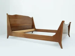 Best Pamono Modern Italian Sleigh Bed in the Style of BBPR, 1950