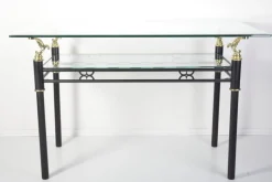 Pamono Modern Italian Style Glass Table, 1980s> Garden Tables