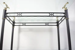 Pamono Modern Italian Style Glass Table, 1980s><noscript><img width=