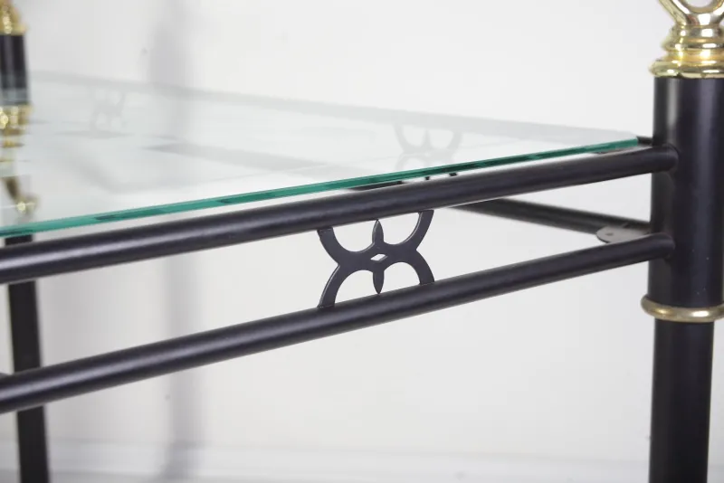 Pamono Modern Italian Style Glass Table, 1980s> Garden Tables