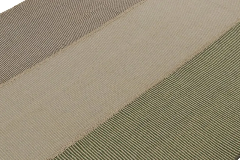 Pamono Modern Kilim Rug in Textural Stripes from R&K Principal Jahanshah Nazmiyal> Carpets & Textiles|Carpets & Textiles