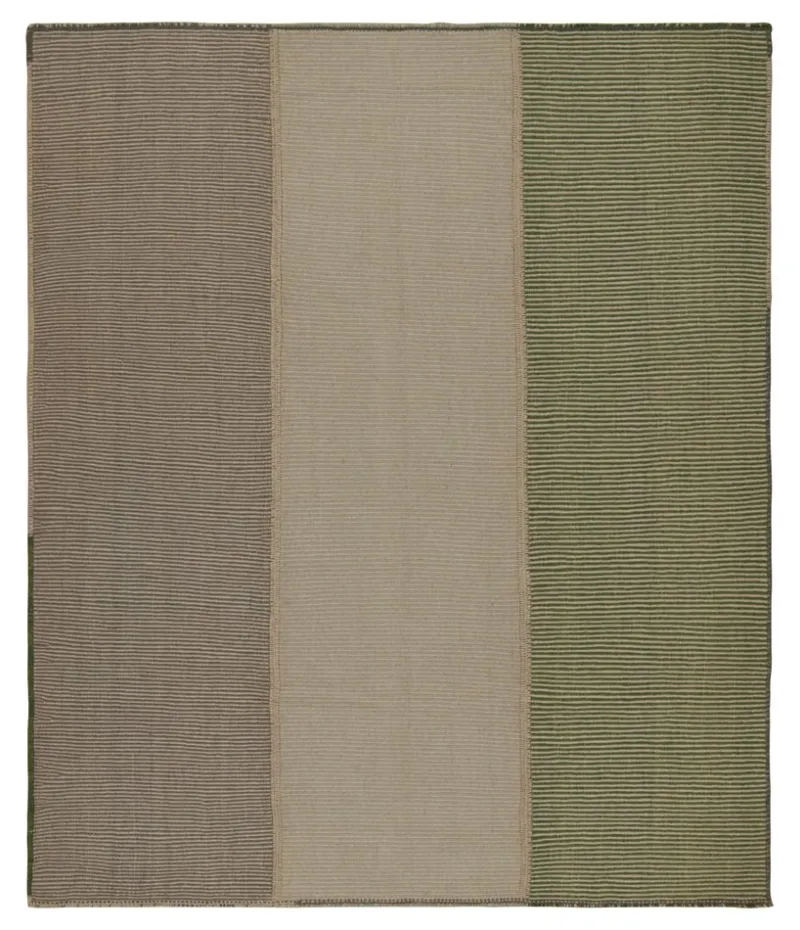 Pamono Modern Kilim Rug in Textural Stripes from R&K Principal Jahanshah Nazmiyal> Carpets & Textiles|Carpets & Textiles