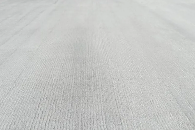New Pamono Modern Rug in Gray and Off-White Stripe from R&K Principal Jahanshah Nazmiyal