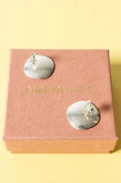 Outlet Pamono Modern Silver Earrings from Atelier Borgila, 1958, Set of 2