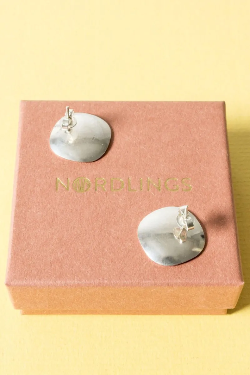 Outlet Pamono Modern Silver Earrings from Atelier Borgila, 1958, Set of 2