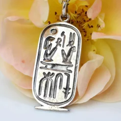 New Pamono Modern Silver Egyptian Cartouche Pendant