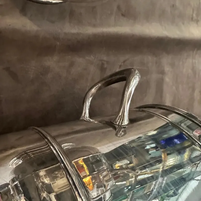 Pamono Modern Silver Plated Wine Coolers by Santandrea, 1970s, Set of 2