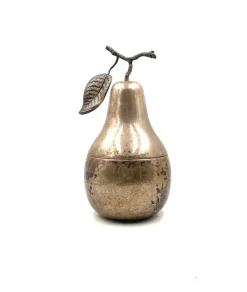 Pamono Modern Silver-Plated Pear Wine Cooler / Ice Bucket from Teghini Firenze, Italy, 1970s> Ice Buckets & Wine Coolers