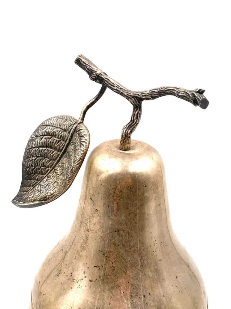 Pamono Modern Silver-Plated Pear Wine Cooler / Ice Bucket from Teghini Firenze, Italy, 1970s> Ice Buckets & Wine Coolers