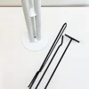 Pamono Modern Style White Steel and Gold Fireplace Tools in Holder, 1970s, Set of 4> Fireplaces And Mantels