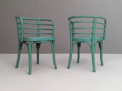 New Pamono Modern Viennese Set Thonet B 246 Chairs & T 142 Table by Josef Frank, 1930s, Set of 3