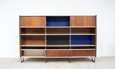 Pamono Modernist Bookcase by Georges Frydman for EFA, 1960s> Shelves & Wall Units