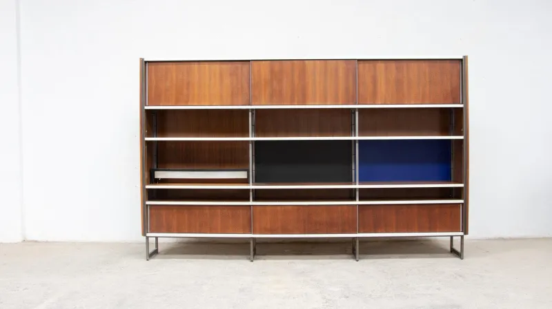 Pamono Modernist Bookcase by Georges Frydman for EFA, 1960s> Shelves & Wall Units