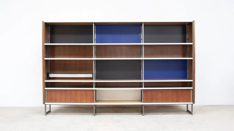 Pamono Modernist Bookcase by Georges Frydman for EFA, 1960s> Shelves & Wall Units