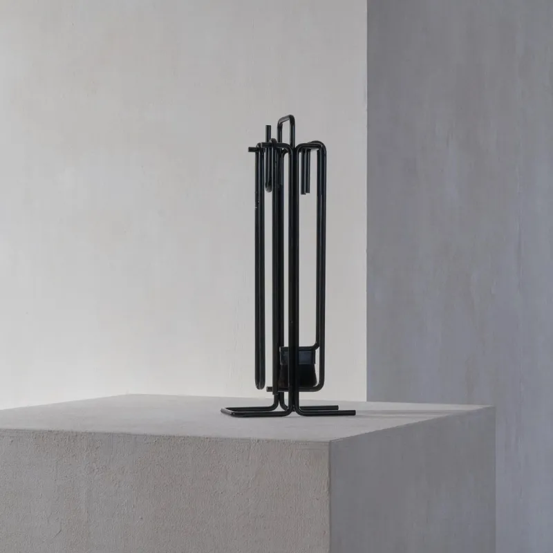 Best Pamono Modernist Fireplace Set by Ann Maes for Mace-Line, 1977