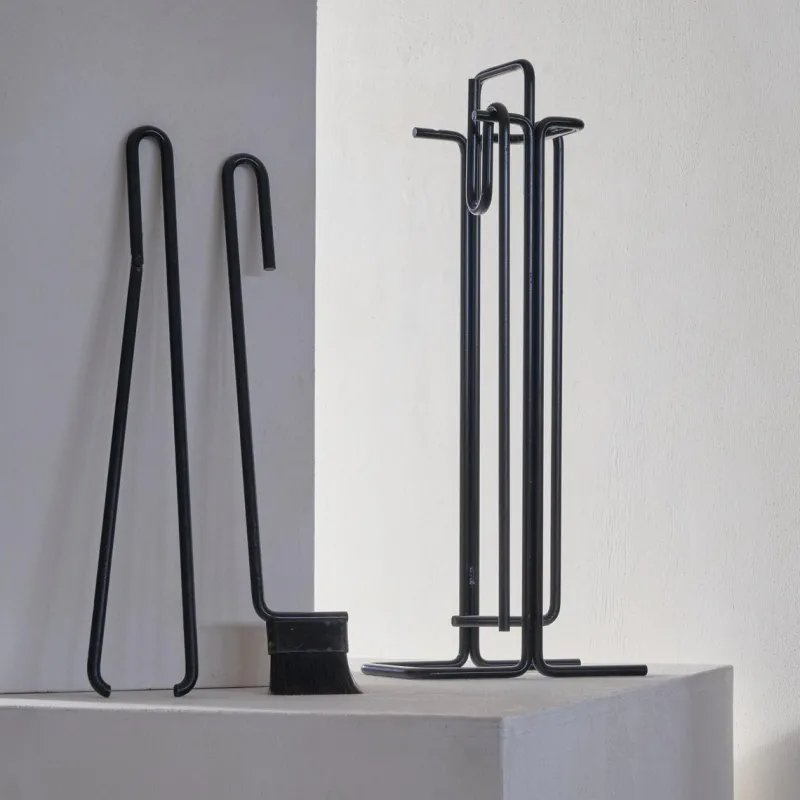 Best Pamono Modernist Fireplace Set by Ann Maes for Mace-Line, 1977