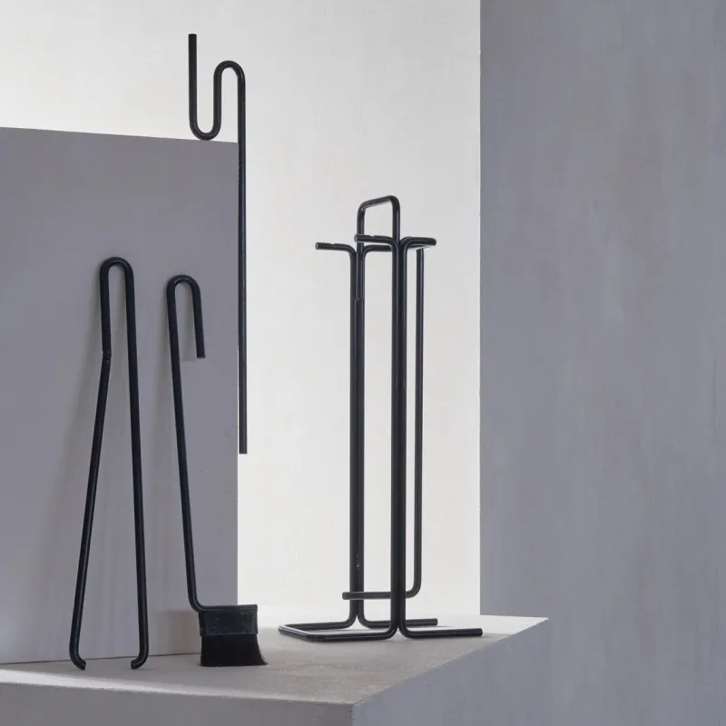 Best Pamono Modernist Fireplace Set by Ann Maes for Mace-Line, 1977