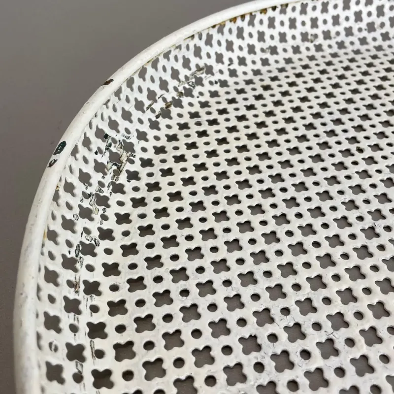 Pamono Modernist French Rigituelle Metal Tray attributed to Mathieu Matégot, 1950s> Trays