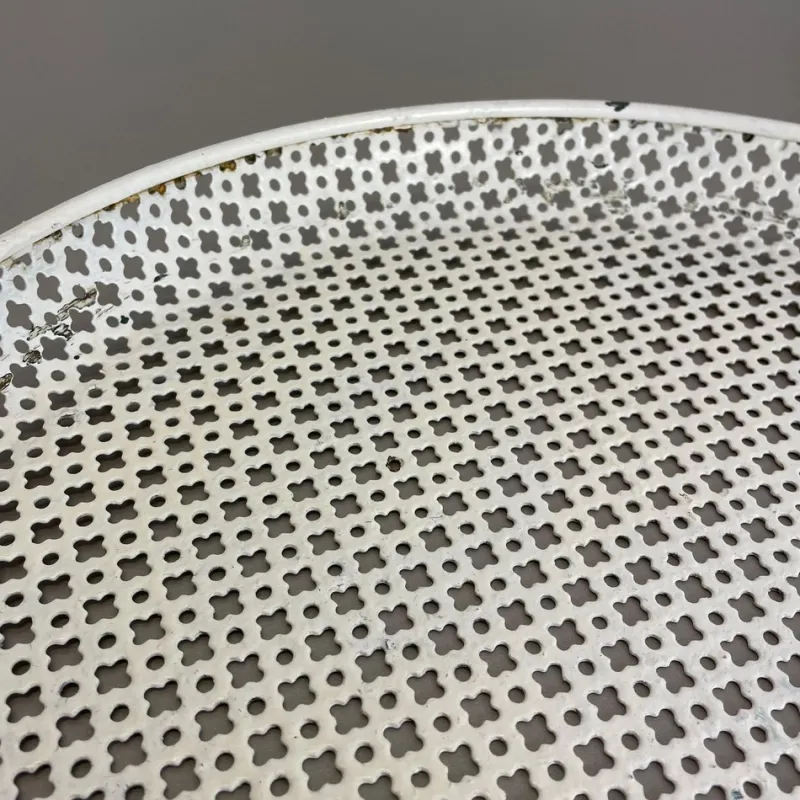 Pamono Modernist French Rigituelle Metal Tray attributed to Mathieu Matégot, 1950s> Trays