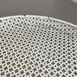 Pamono Modernist French Rigituelle Metal Tray attributed to Mathieu Matégot, 1950s><noscript><img width=