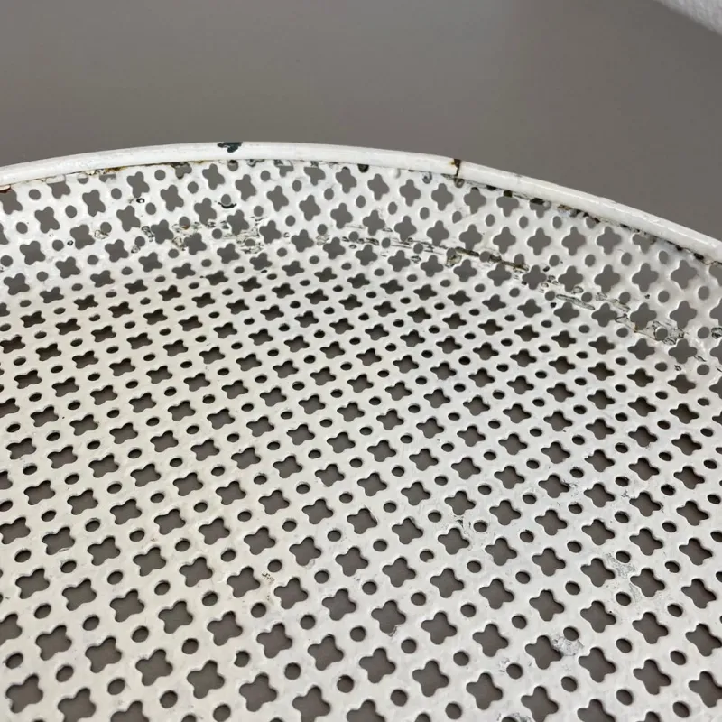 Pamono Modernist French Rigituelle Metal Tray attributed to Mathieu Matégot, 1950s> Trays