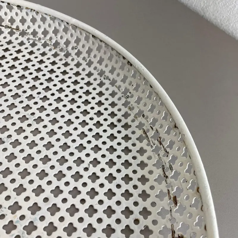 Pamono Modernist French Rigituelle Metal Tray attributed to Mathieu Matégot, 1950s> Trays