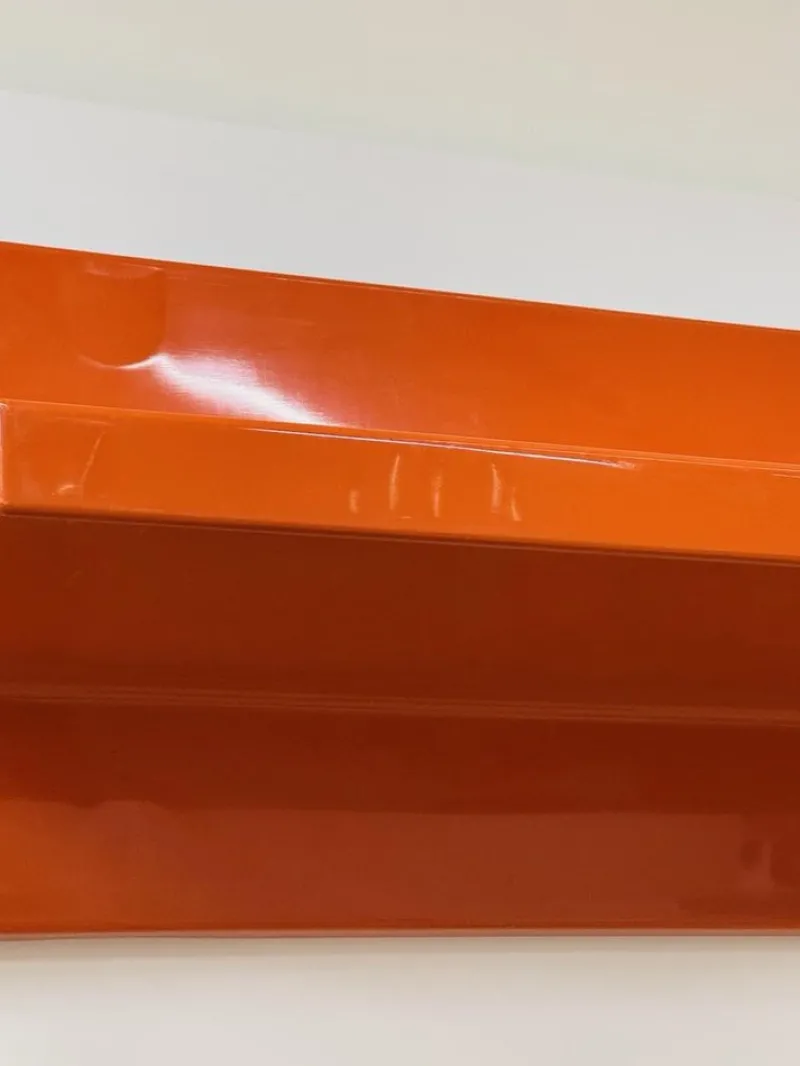 Pamono Modernist Orange Shelf attributed to Marcello Siard for Kartell, 1970s> Shelves & Wall Units