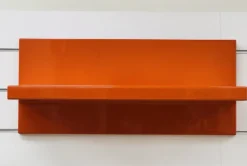 Pamono Modernist Orange Shelf attributed to Marcello Siard for Kartell, 1970s><noscript><img width=