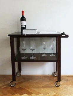 New Pamono Modernist Serving Trolley, 1940s