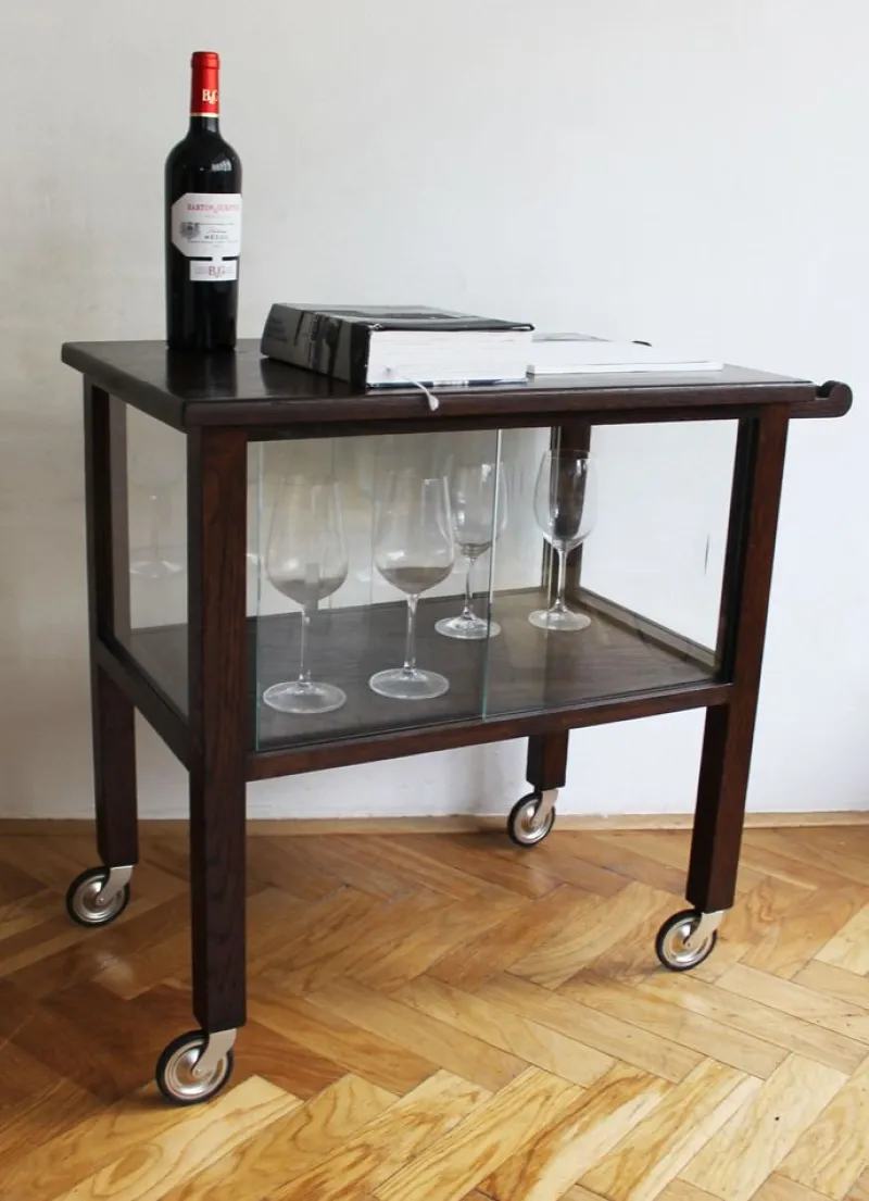 New Pamono Modernist Serving Trolley, 1940s