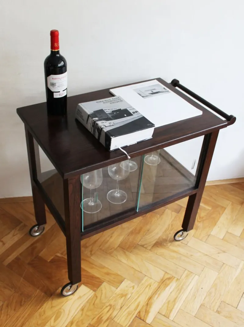 New Pamono Modernist Serving Trolley, 1940s