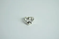 Pamono Modernist Sterling Silver Ring by Aksel Holmsen, Norway, 1950s> Rings