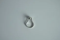 Pamono Modernist Sterling Silver Ring by Aksel Holmsen, Norway, 1950s><noscript><img width=