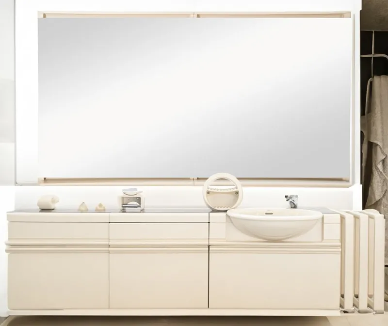 Pamono Modular Bathroom Set by J. Colombo, 1970s, Set of 3> Architectural Elements