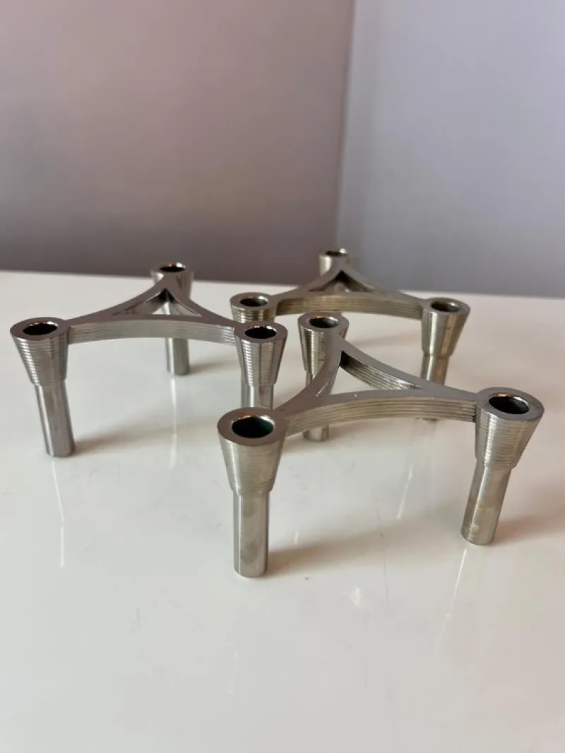 Pamono Modular Candleholder by Stoff & Nagel for BMF> Candleholders