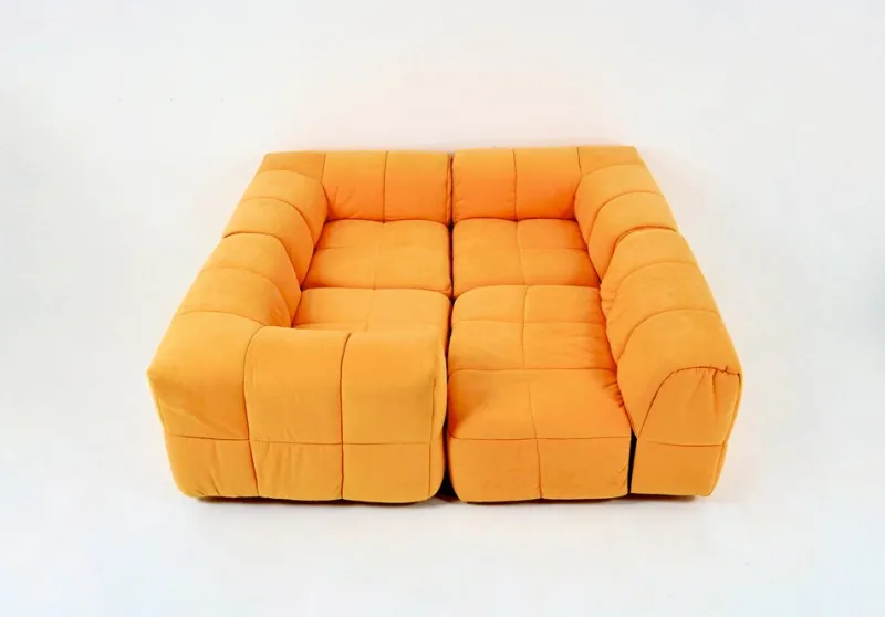 Pamono Modular Sofa attributed to Cini Boeri for Arflex, 1970s, Set of 4> Couches & Sofas