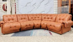 Pamono Modular Sofa in the style of Afra & Tobia Scarpa, 1970s, Set of 5> Couches & Sofas