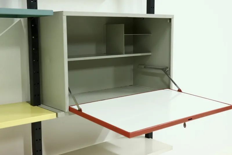 Pamono Modular Wall Unit by Coen de Vries for Devo, 1950s> Shelves & Wall Units