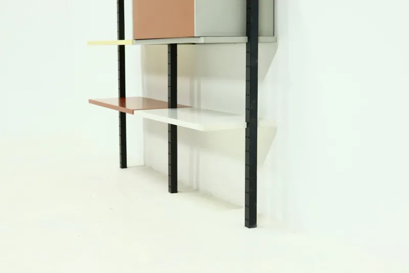 Pamono Modular Wall Unit by Coen de Vries for Devo, 1950s> Shelves & Wall Units