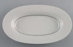 Pamono Modulation Salt Shaker & Dish in Porcelain by Tapio Wirkkala for Rosenthal, Set of 2> Salt & Pepper Shakers