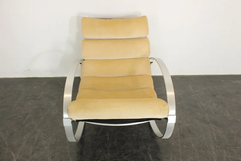 Pamono Mohair Rocking Chair from Hans Kaufeld> Rocking Chairs