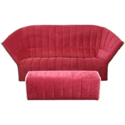 Outlet Pamono Moël 3-Seater Sofa and Bench attributed to Inga Sempé for Ligne Roset, Set of 2