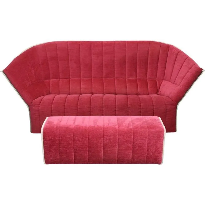 Outlet Pamono Moël 3-Seater Sofa and Bench attributed to Inga Sempé for Ligne Roset, Set of 2