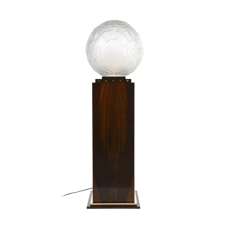 Pamono Molded Glass Ball on Tailor-Made Luminous Column from Sabino> Pedestals And Columns