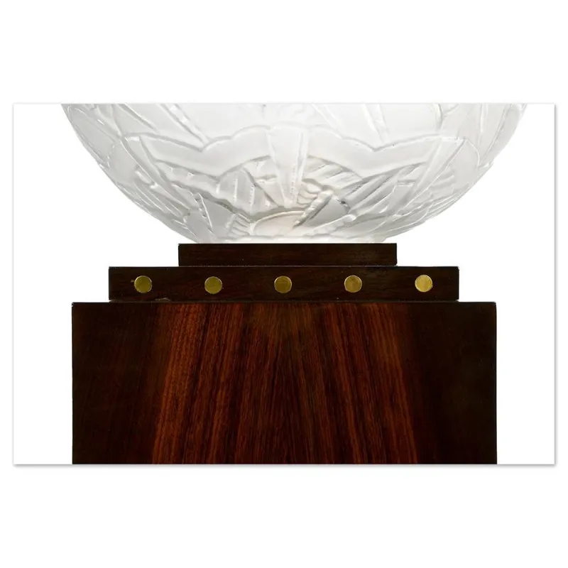 Pamono Molded Glass Ball on Tailor-Made Luminous Column from Sabino> Pedestals And Columns