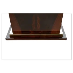 Pamono Molded Glass Ball on Tailor-Made Luminous Column from Sabino><noscript><img width=